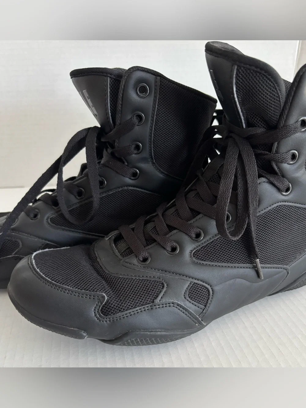 Title Charged Boxing Black Shoes Men’s Size 10.5 - Used Great Condition (No Box)